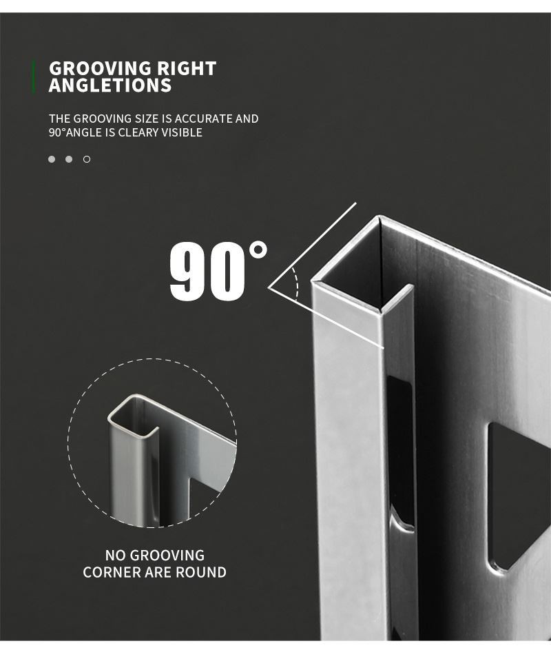 5. stainless steel tile trim 8mm