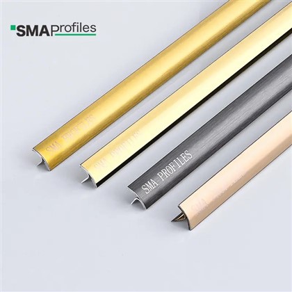 Закривљена облога од нерђајућег челика у облику слова Т